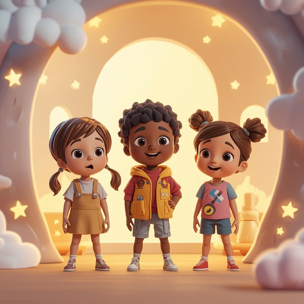 Different children represented across personalized story characters