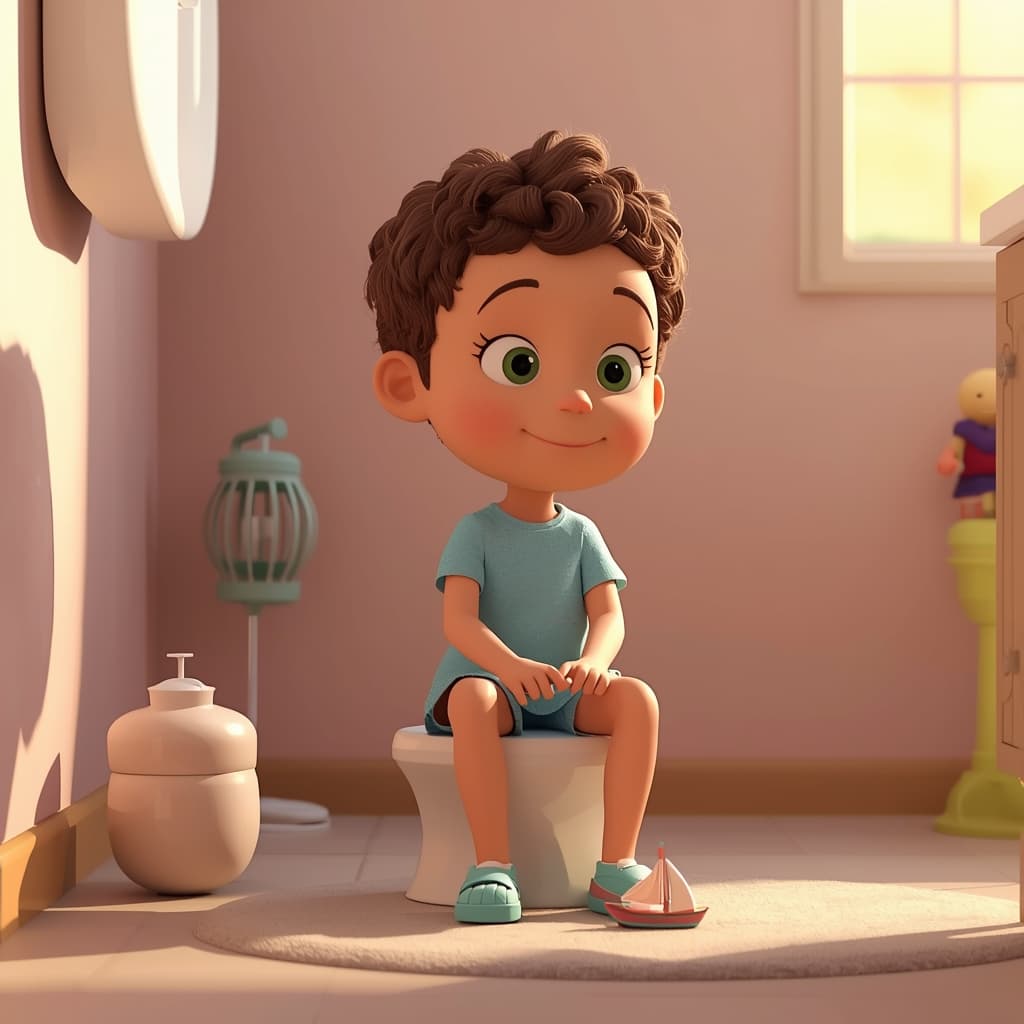 No More Nappies for Leo example illustration