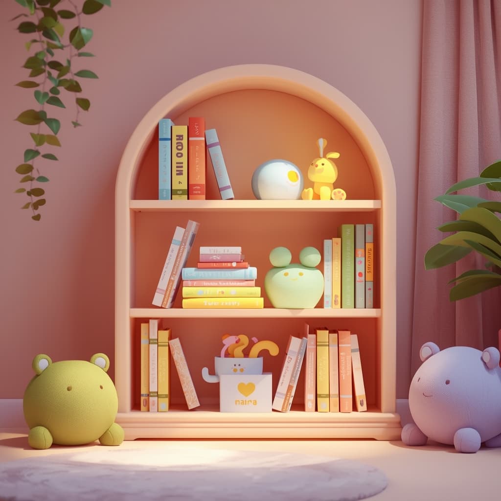 Child building a personal story library